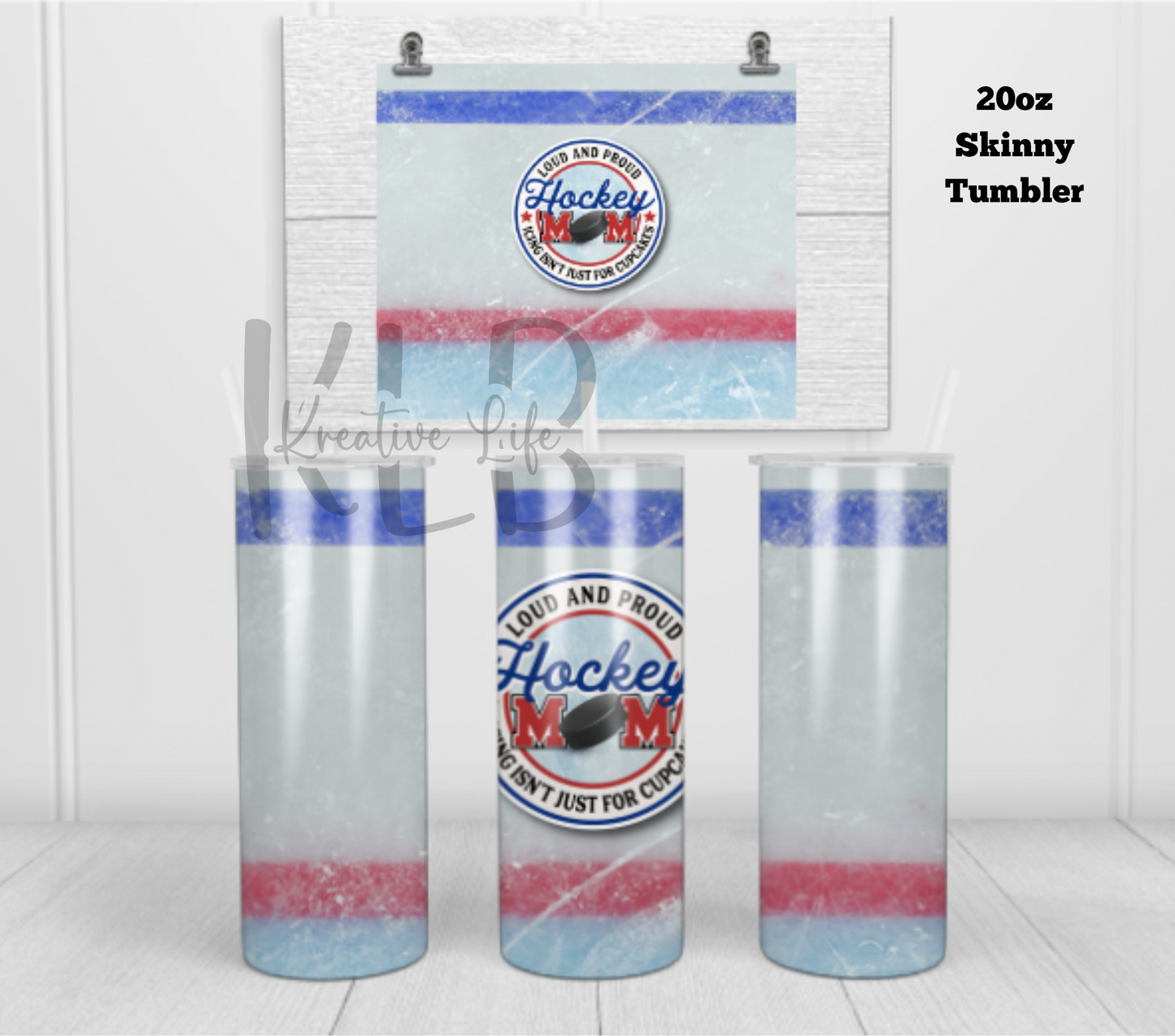 Hockey Mom | 20oz Tumbler | Sports Enthusiast Gift