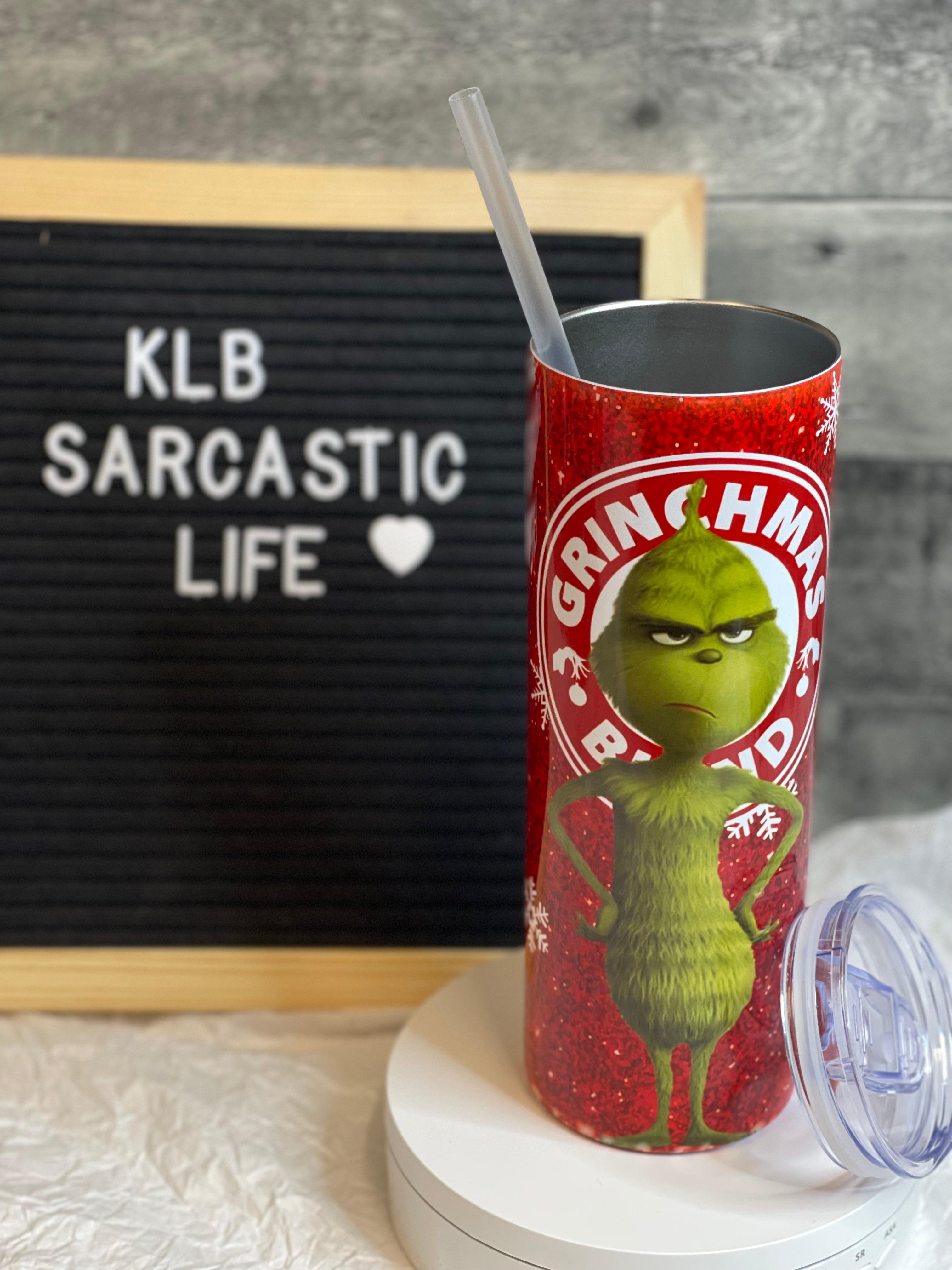 Viv & Lou Drinks 'In My Grinch Era' 20oz Tumbler