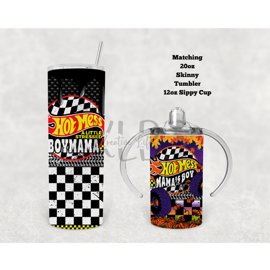 Boy Mama | Mama's Boy | Monster Truck | 12oz Tumbler | 20oz Tumbler | Set