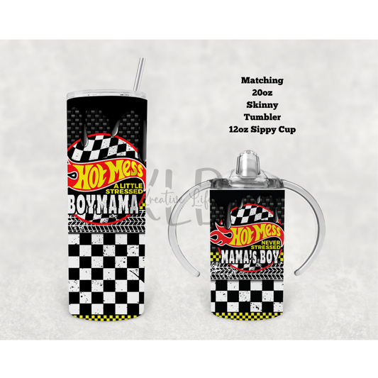 Boy Mama | Mama's Boy | 12oz Sippy Cup Tumbler | 20oz Tumbler