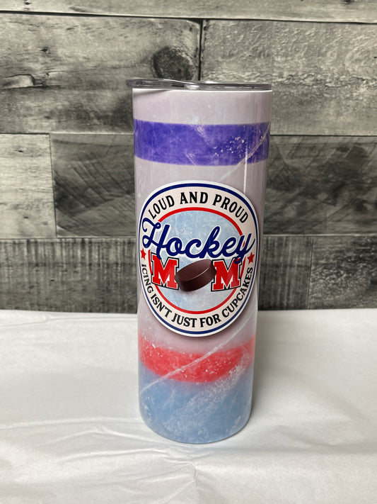 Hockey Mom | 20oz Tumbler | Few Imperfections | Ready to Ship