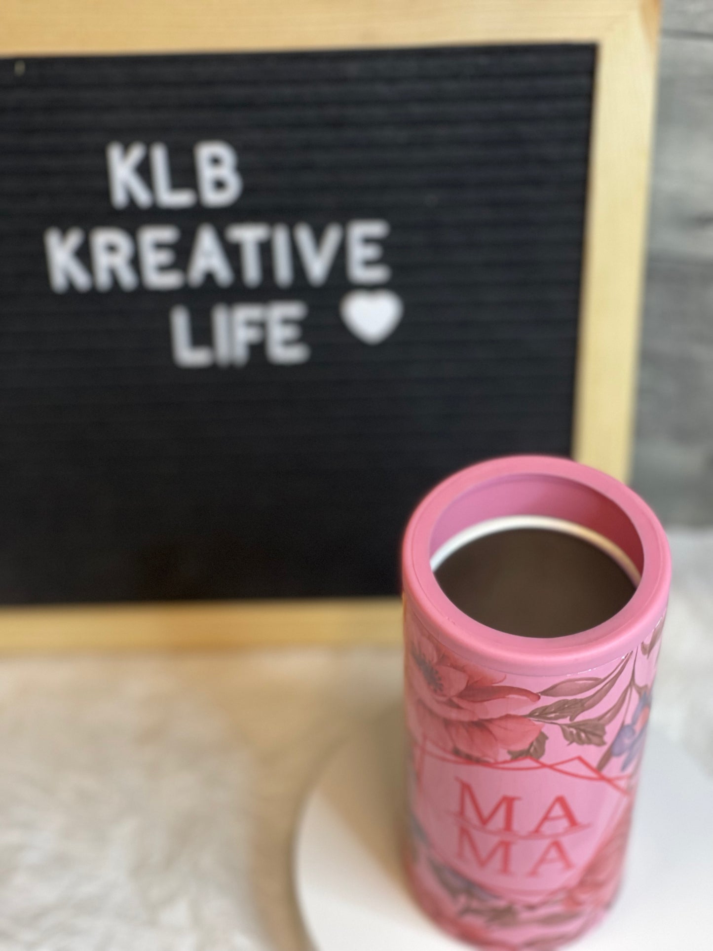 Mama Pink Can Cooler