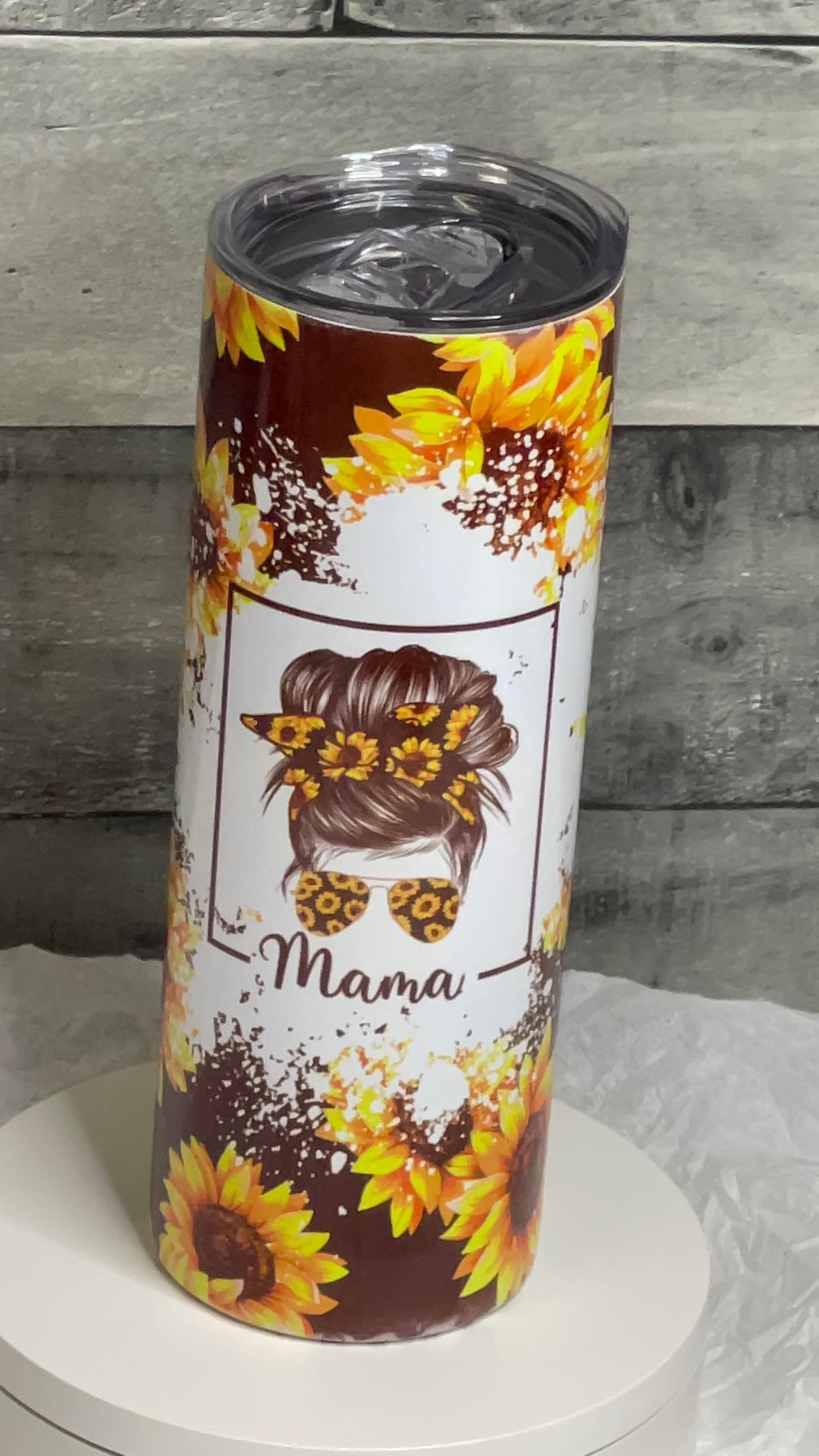 Mama | Sunflowers | 20oz Tumbler | Imperfect | Ready to Ship