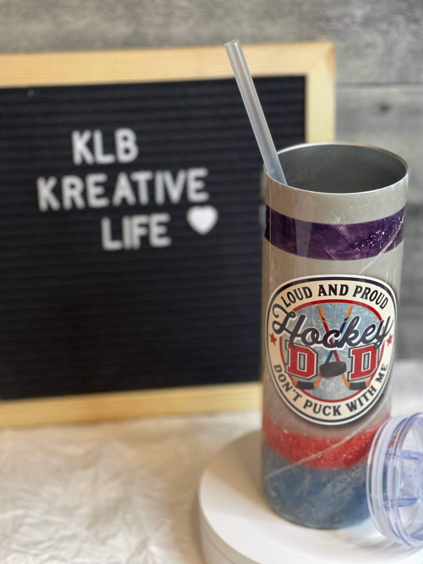 Hockey Dad | 20oz Tumbler | Few Imperfections | Ready to Ship