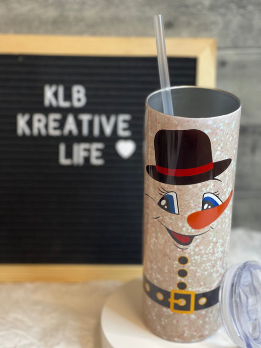 Snowman | 20oz Tumbler | Christmas in July | Ready to Ship