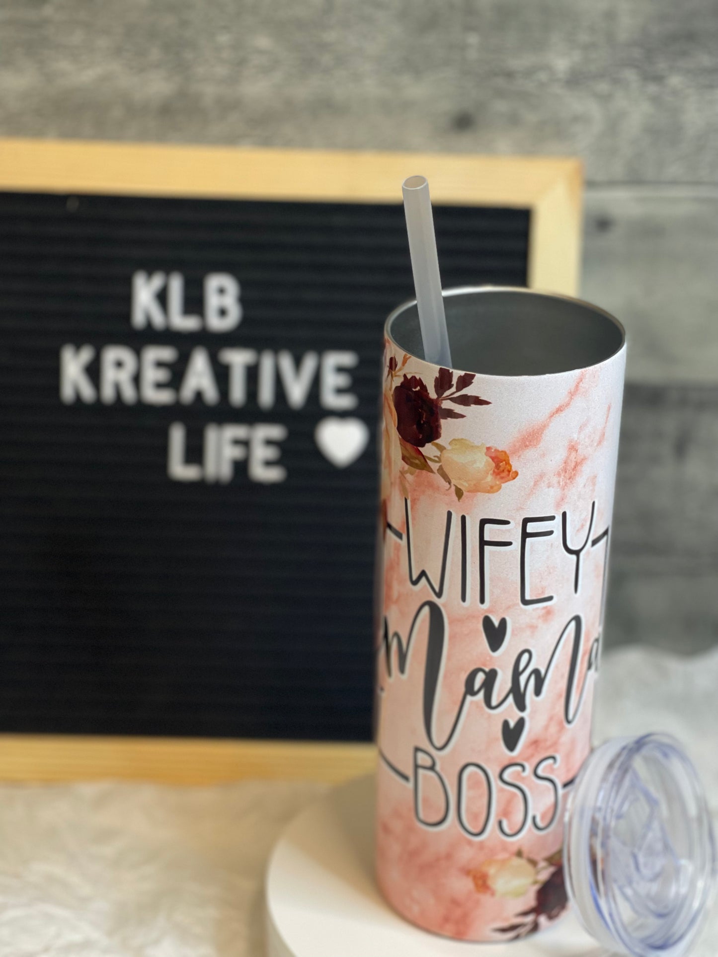 Wifey Mama Boss | 20oz Tumbler | Ready to Ship | Empowering Gift