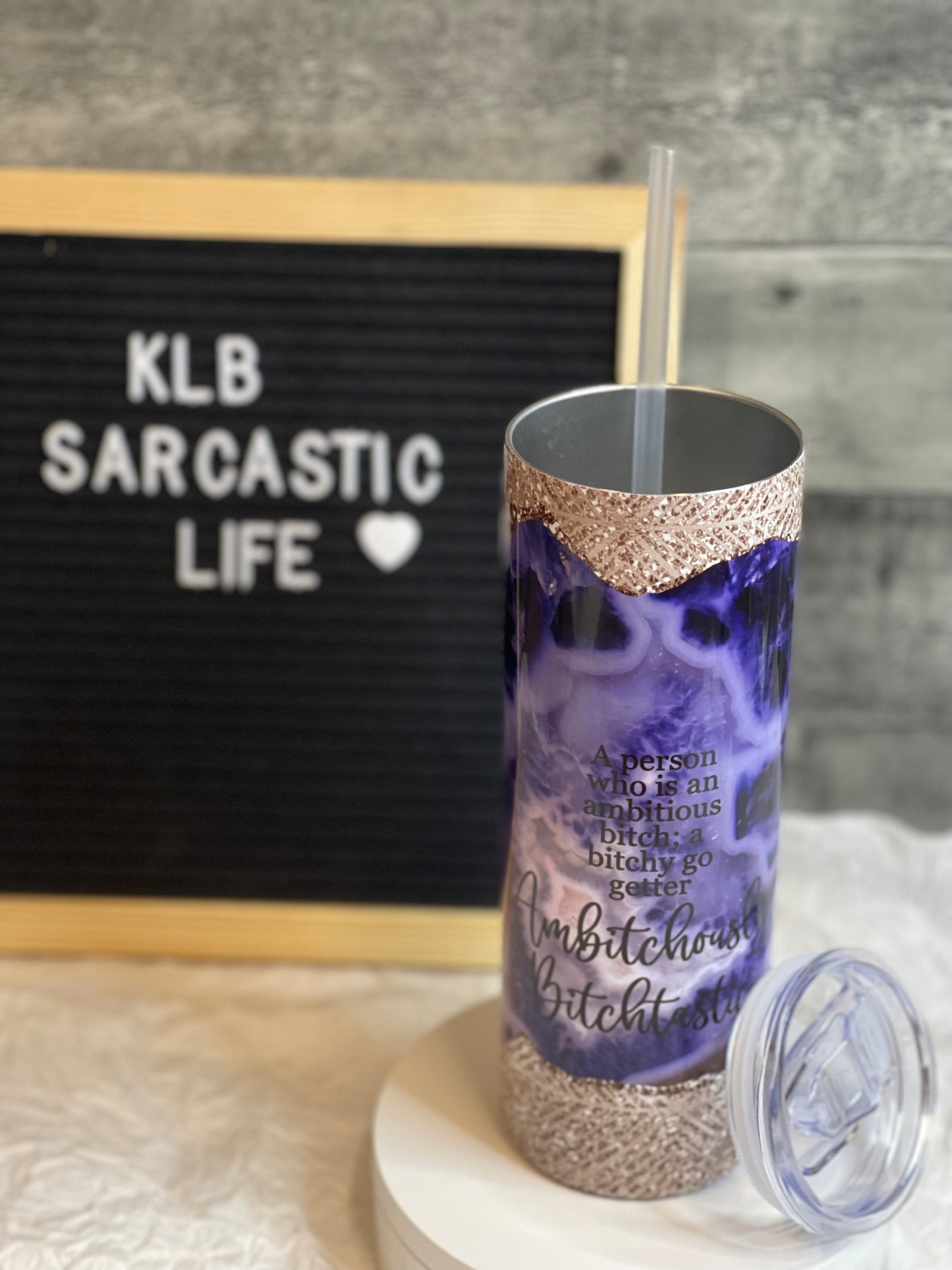 Bitchtastic | 20oz Straight Tumbler | Sassy Gifts | Ready to Ship